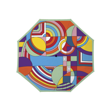 Frank Lloyd Wright Hoffman Rug Reverse Inverted Umbrella – Hands-Free, Windproof Design