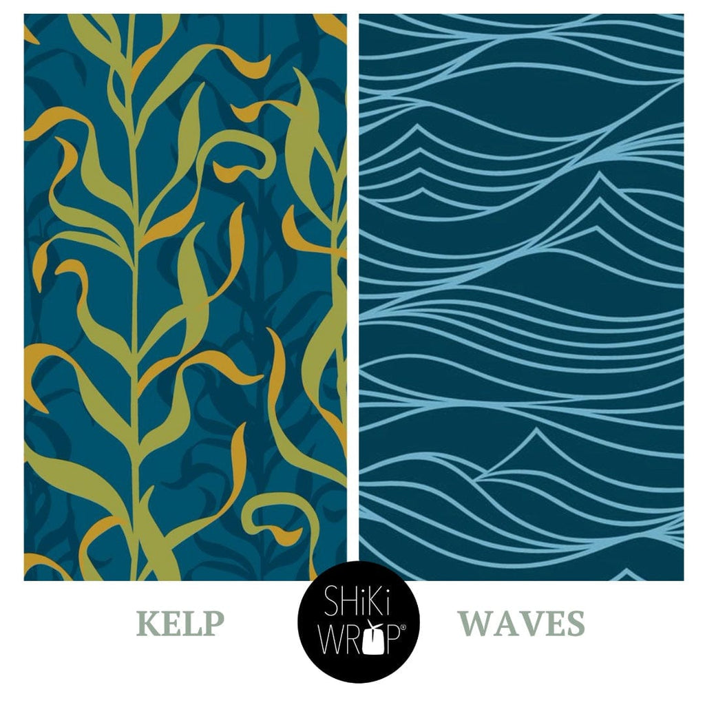 Large Reusable Cloth Furoshiki Gift Wrap | Kelp & Waves