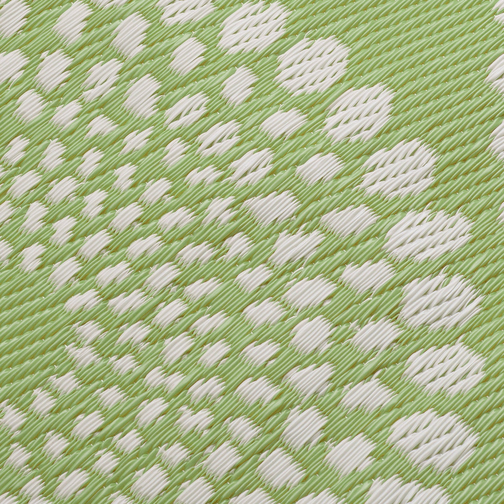 Rio Green Medallion Reversible Outdoor Patio Rug
