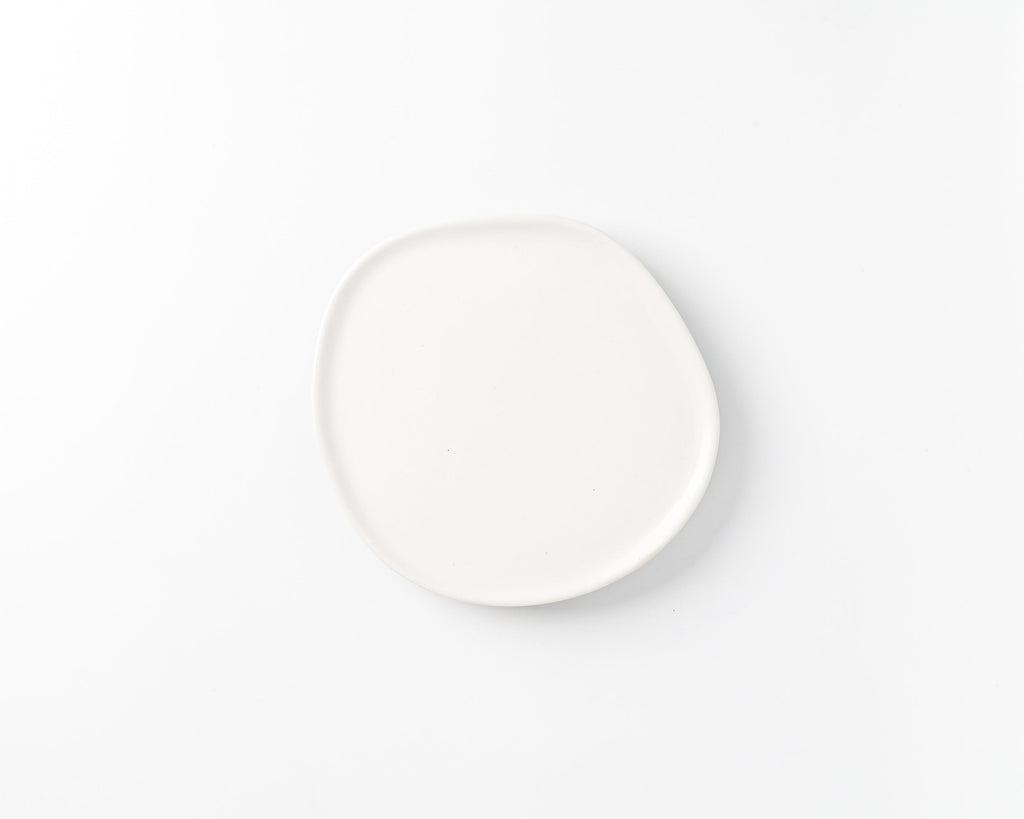 HAAND Ripple 4-Piece Dinner Setting – Handcrafted Porcelain Dinnerware Set