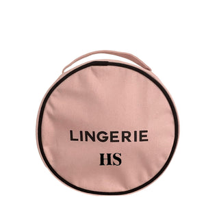 Round Lingerie Case – Pink/Blush
