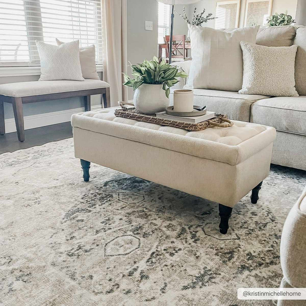 Rudoblu Boutique Washable Rug – Elegant Soft Modern Area Carpet