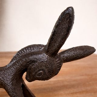 Rustic Cast Iron Donkey Figurine