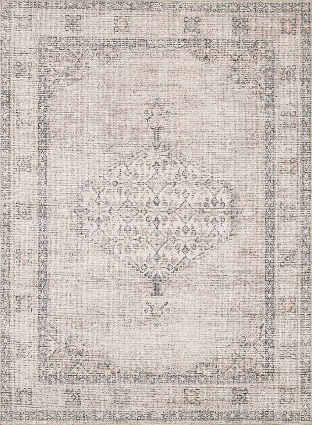 Lila Medallion Brown Livabliss x Becki Owens Rug – Elegant Patterned Area Carpet
