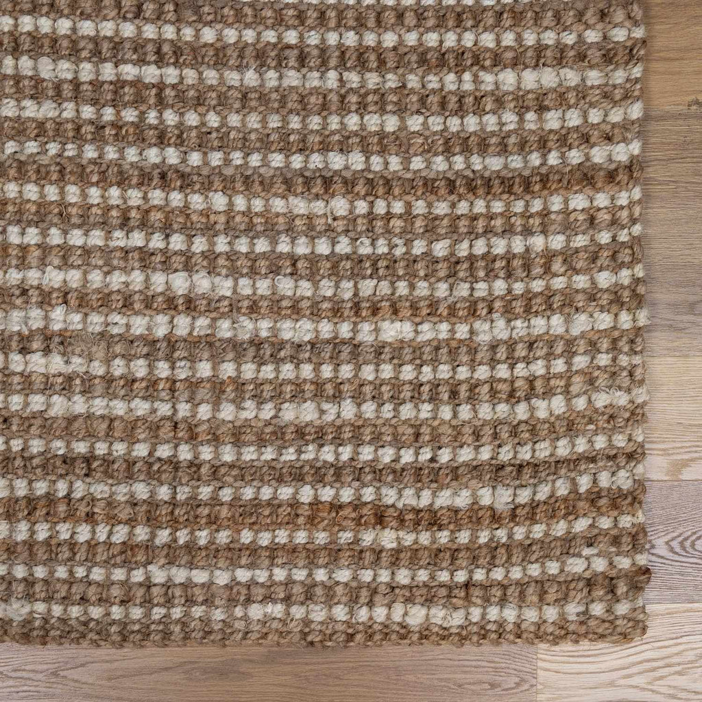 Ambel Tan Camel Jute Area Rug – Natural Handwoven Eco-Friendly Carpet