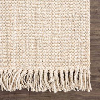Senneterre Bleached Jute Rug – Natural Handwoven Eco-Friendly Carpet