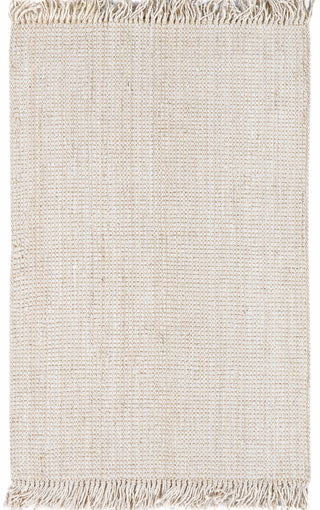 Senneterre Bleached Jute Rug – Natural Handwoven Eco-Friendly Carpet