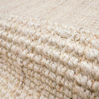 Senneterre Bleached Jute Rug – Natural Handwoven Eco-Friendly Carpet