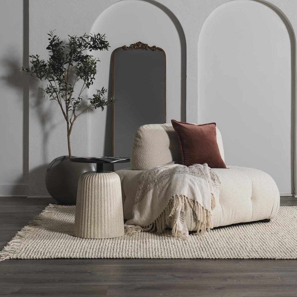 Senneterre Bleached Jute Rug – Natural Handwoven Eco-Friendly Carpet