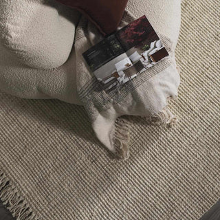Senneterre Bleached Jute Rug – Natural Handwoven Eco-Friendly Carpet