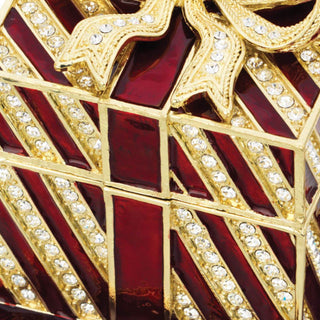 Red Gift Box Stocking Holder