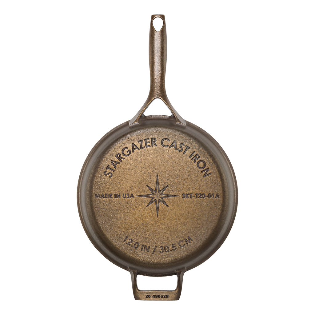 Heritage Gold 12-Inch Cast Iron Skillet – American Made