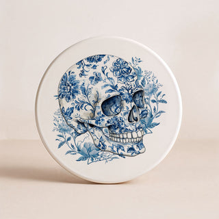 Blue & White Chinoiserie Halloween Coasters – Set of 8 Designs