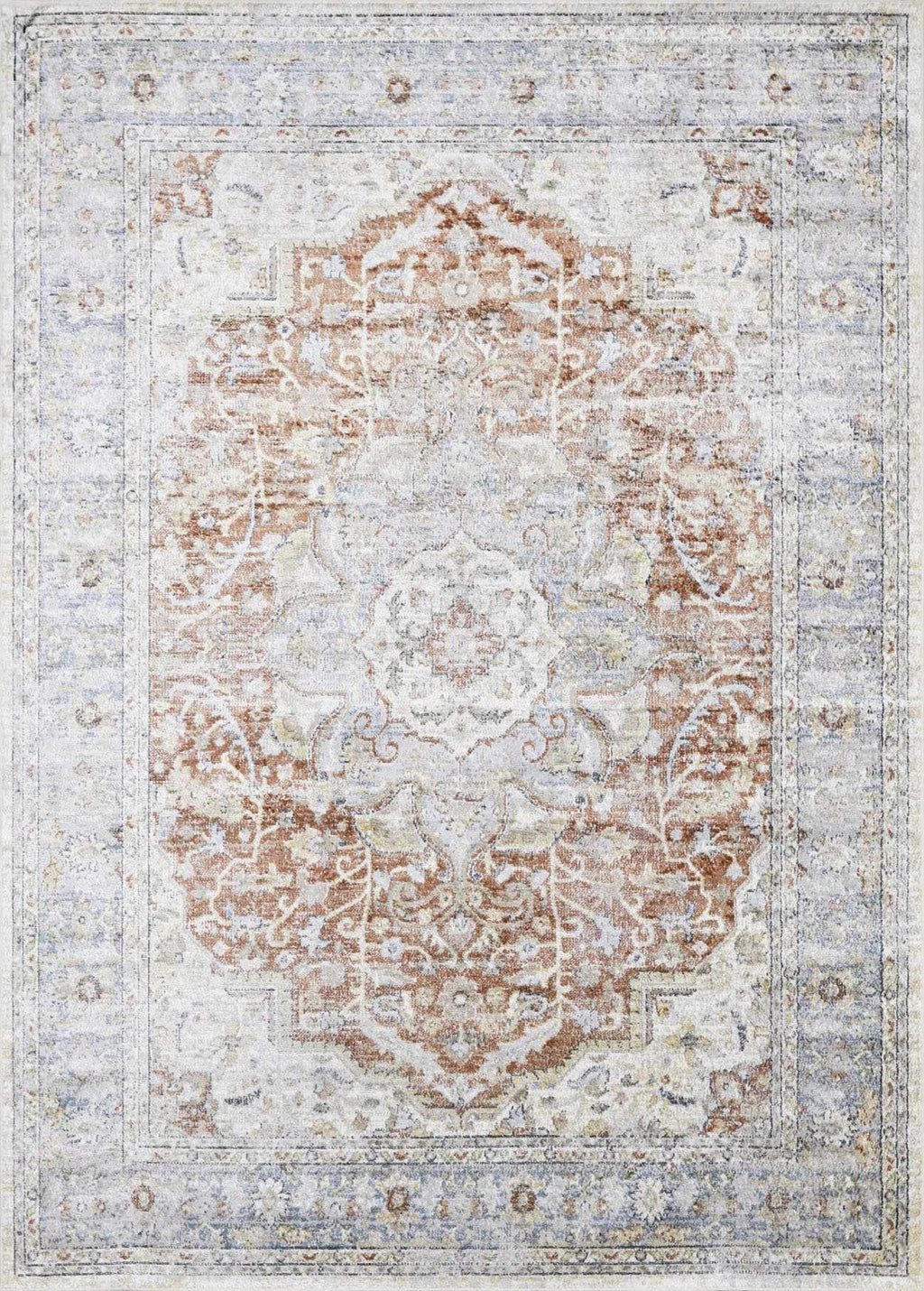 Emke Flat Pile Washable Rug – Low Maintenance Modern Area Carpet