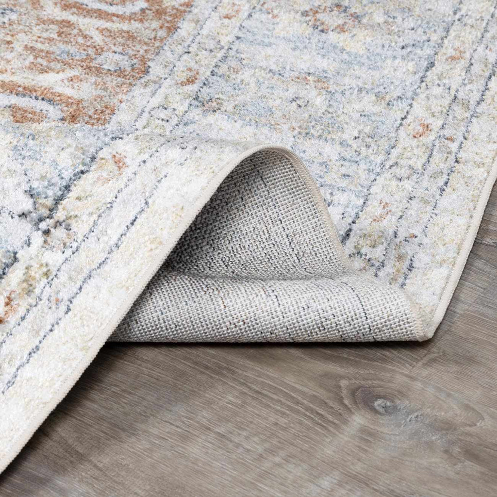 Emke Flat Pile Washable Rug – Low Maintenance Modern Area Carpet