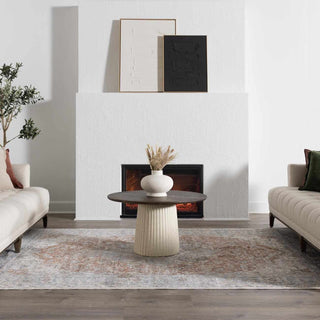 Emke Flat Pile Washable Rug – Low Maintenance Modern Area Carpet