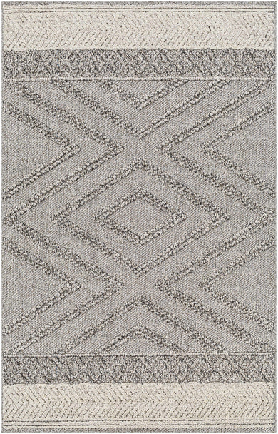 Beige Gray Areli Area Rug – Modern Neutral Washable Floor Carpet