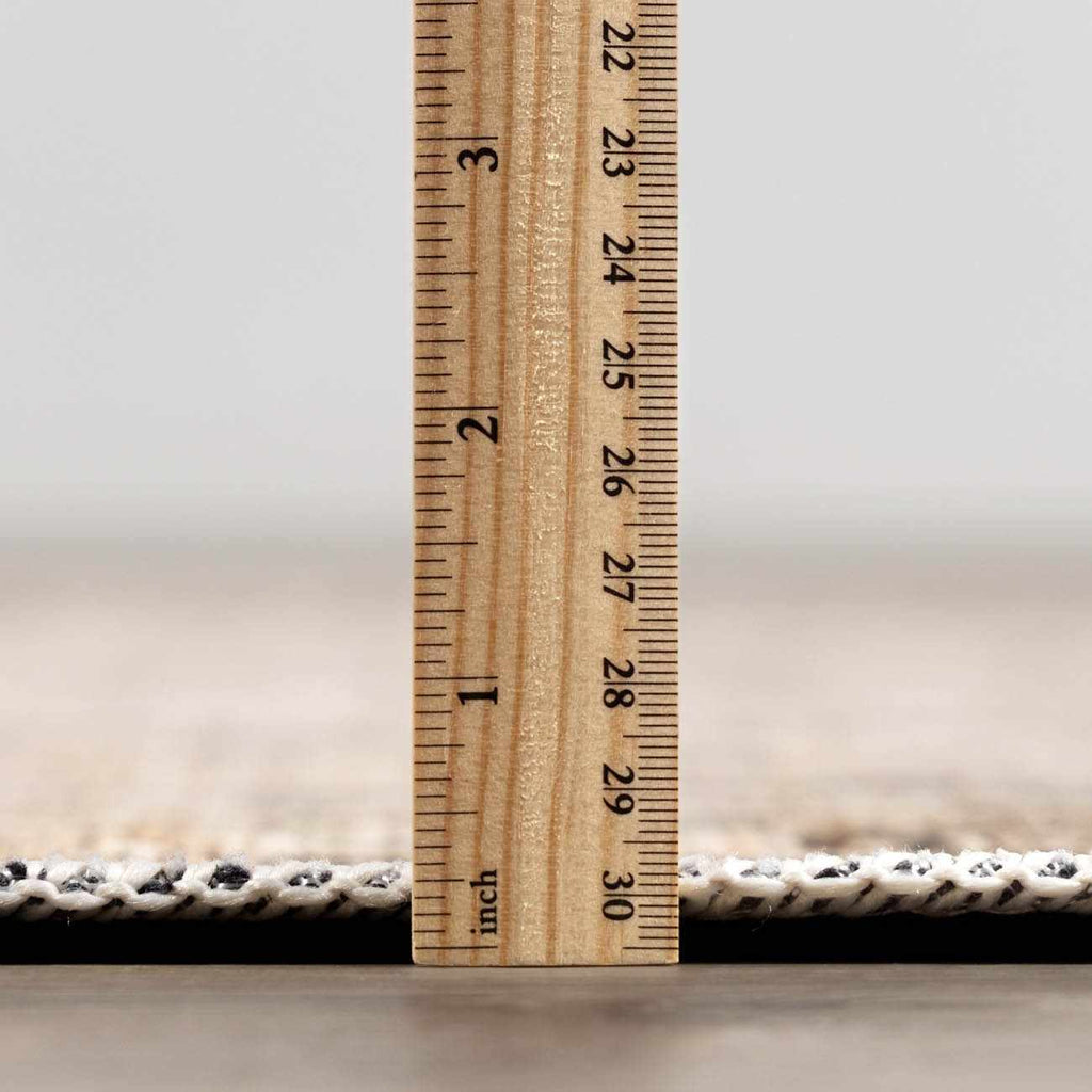 Standon Vintage Flat Pile Washable Rug – Low Pile Classic Home Carpet