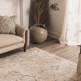 Standon Vintage Flat Pile Washable Rug – Low Pile Classic Home Carpet