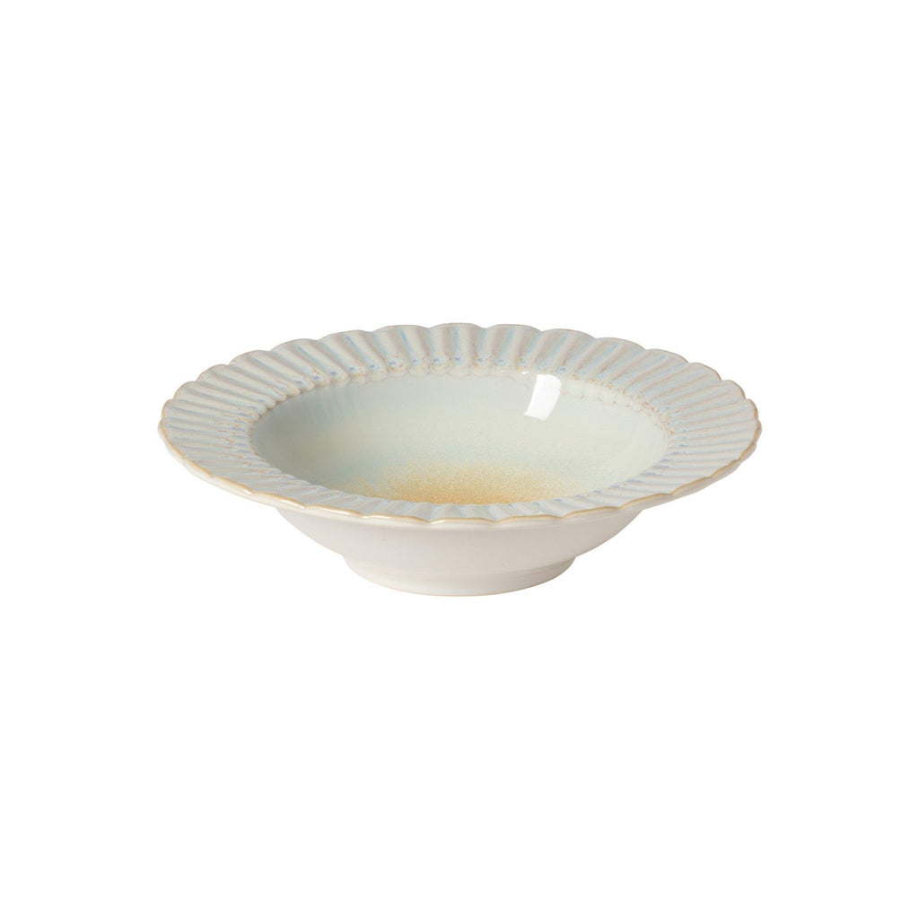 COSTA NOVA Cristal Soup / Pasta Plate, Nacar / White – Deep Serving Plate