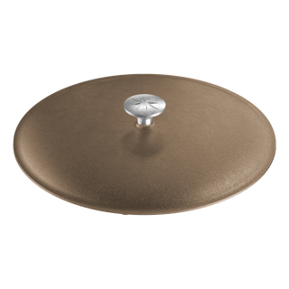 Heritage Gold 13.5-Inch Cast Iron Braiser Lid