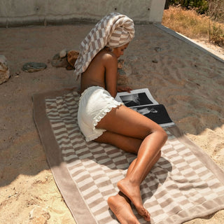 Pietra Checkered Australian Cotton Towels