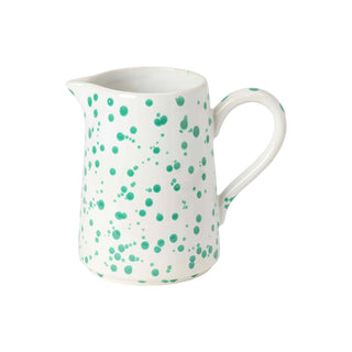 Costa Nova Rafaela Stoneware Pitcher Chamomile/ Sage Green Handmade