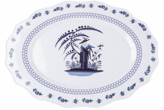 Blue & White Figurine Melamine Dinnerware Collection