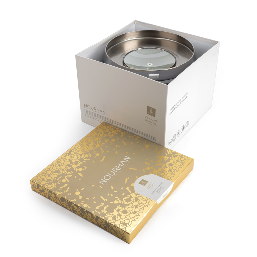 Nourhan - 6 Liters Chafer - Bronze & Silver