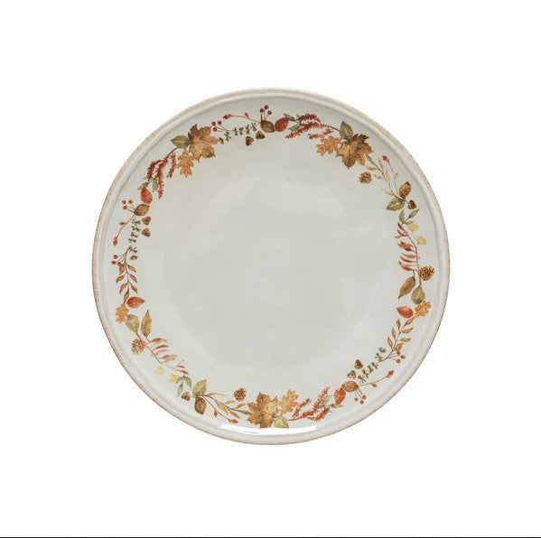 COSTA NOVA Plymouth Cream Dinner Plate – Elegant Ceramic Tableware for Everyday Dining