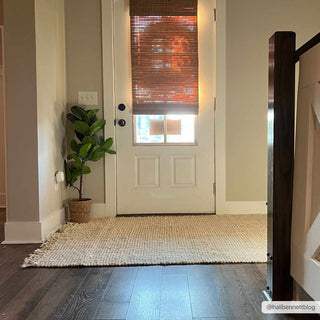 Senneterre Bleached Jute Rug – Natural Handwoven Eco-Friendly Carpet