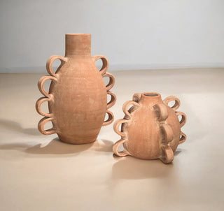 Erna Handcrafted Terracotta Decorative Vessel