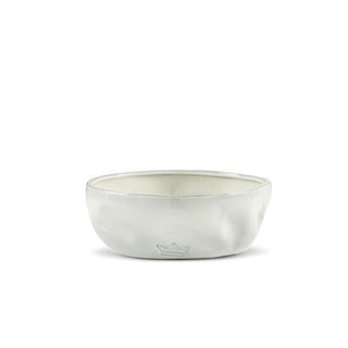 Dented Ceramic Bowls – Set of 2 in Black Matte, White Gloss, or Platinum Glaze | Medium or Large