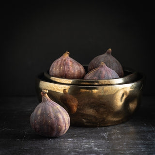 Dented Ceramic Bowls – Set of 2 in Black Matte, White Gloss, or Platinum Glaze | Medium or Large