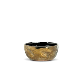 Dented Ceramic Bowls – Set of 2 in Black Matte, White Gloss, or Platinum Glaze | Medium or Large