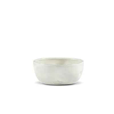 Dented Ceramic Bowls – Set of 2 in Black Matte, White Gloss, or Platinum Glaze | Medium or Large