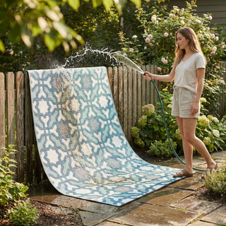Seville Farmhouse Reversible Outdoor Patio Rug