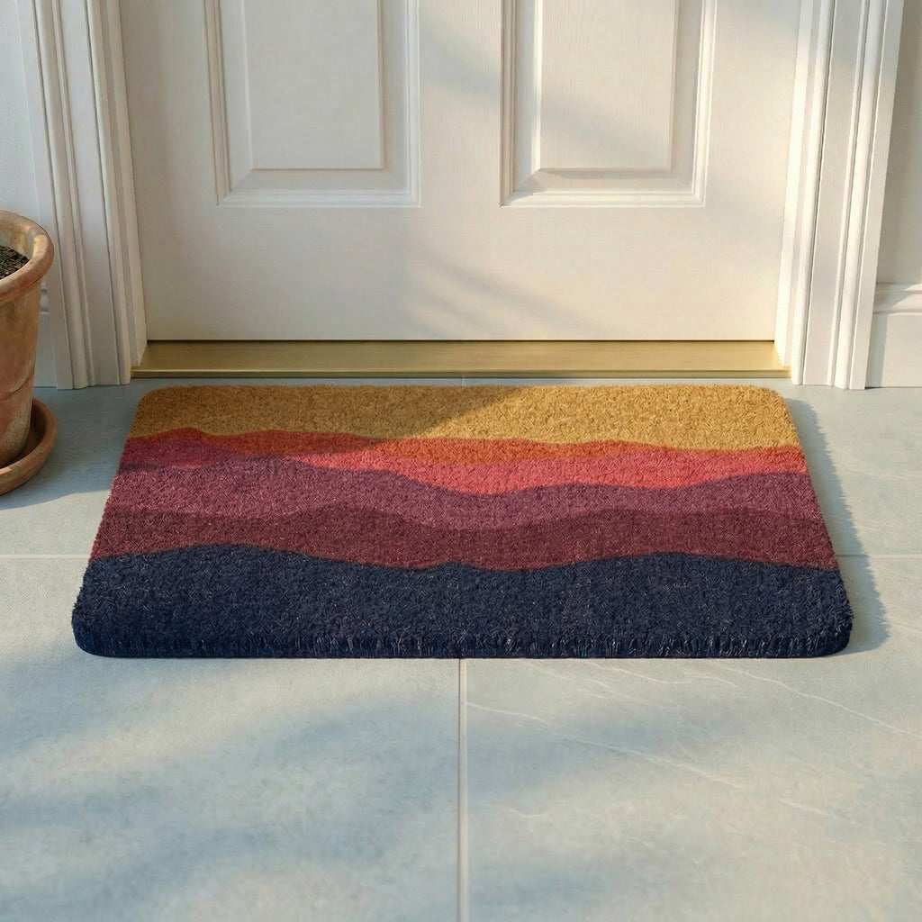 Shades of Dawn Natural Coir Doormat