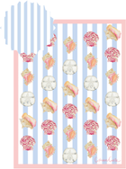 Shell Collector Double-Sided Tea Towel