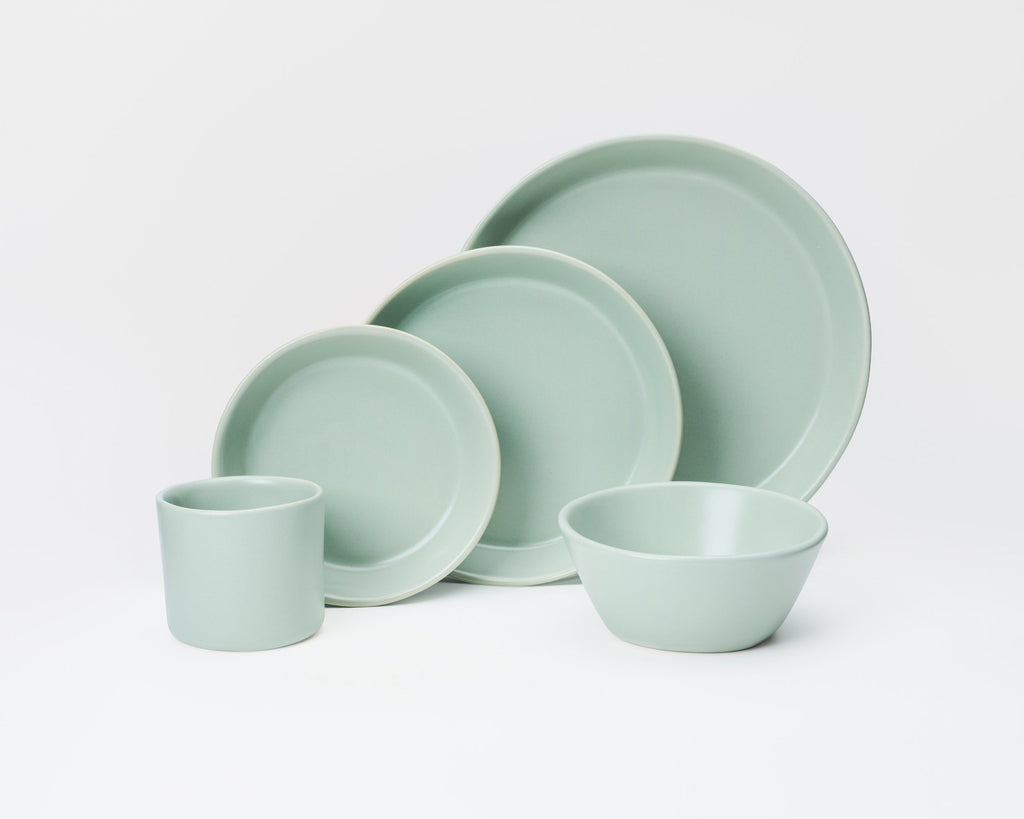 HAAND Skali 5-Piece Dinner Setting – Handcrafted Porcelain Dinnerware Set