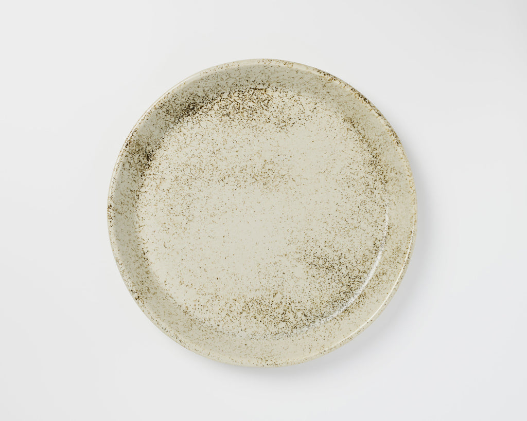 HAAND Skali Dinner Coupe Plate – Handcrafted Porcelain Dinner Plate
