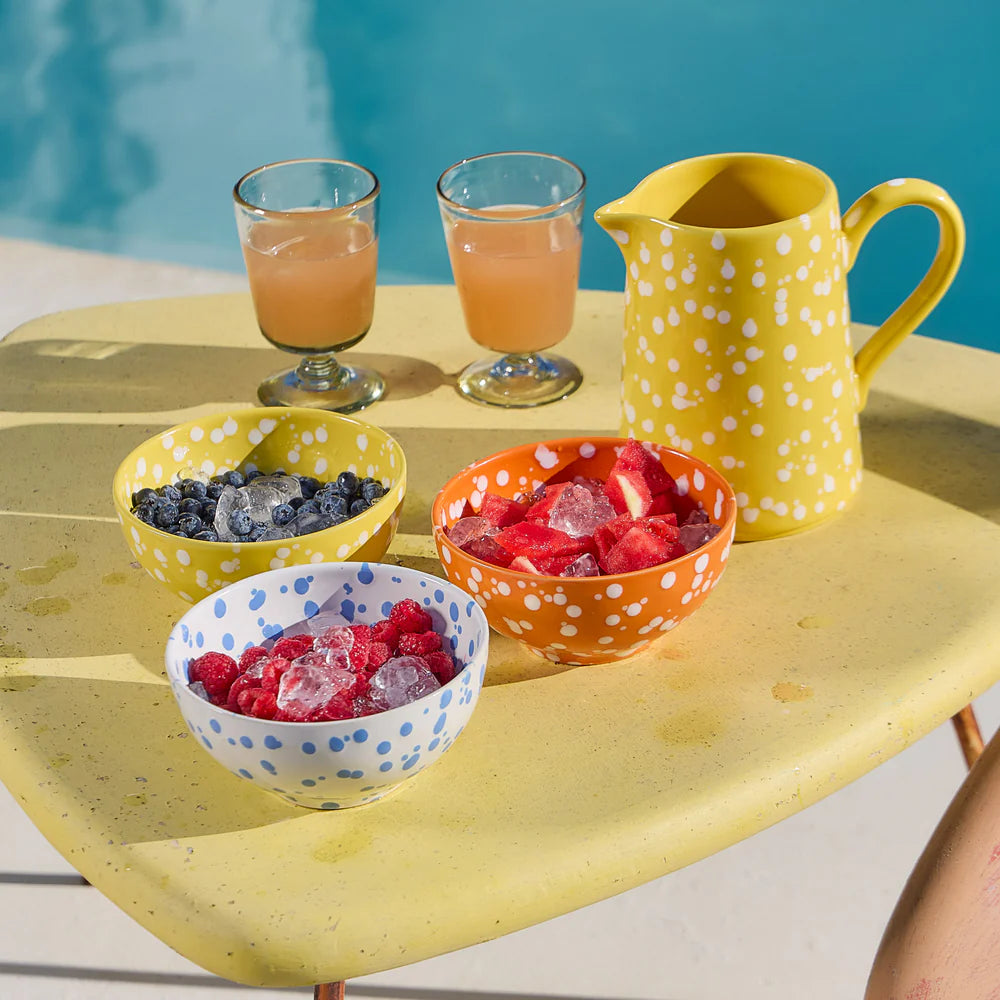 Costa Nova Rafaela Soup/ Cereal Bowl -Chamomile/ Cornflower Blue/ Sage Green/ Tangerine Fine Stoneware