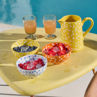 Costa Nova Rafaela Soup/ Cereal Bowl -Chamomile/ Cornflower Blue/ Sage Green/ Tangerine Fine Stoneware