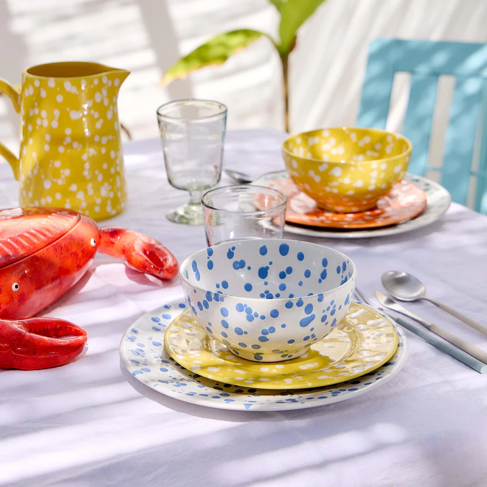 Costa Nova Rafaela Soup/ Cereal Bowl -Chamomile/ Cornflower Blue/ Sage Green/ Tangerine Fine Stoneware