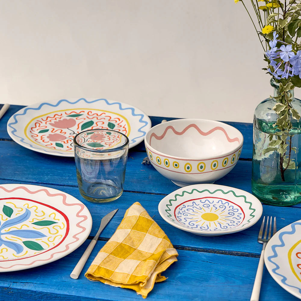 Summer Bliss Tulip White Soup & Cereal Bowl