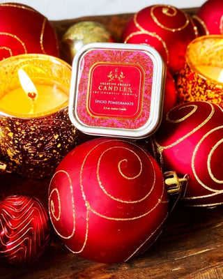 Spiced Pomegranate Soy Lotion Candle