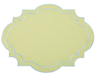 Nantucket Green & Blue Placemat & Napkin Set