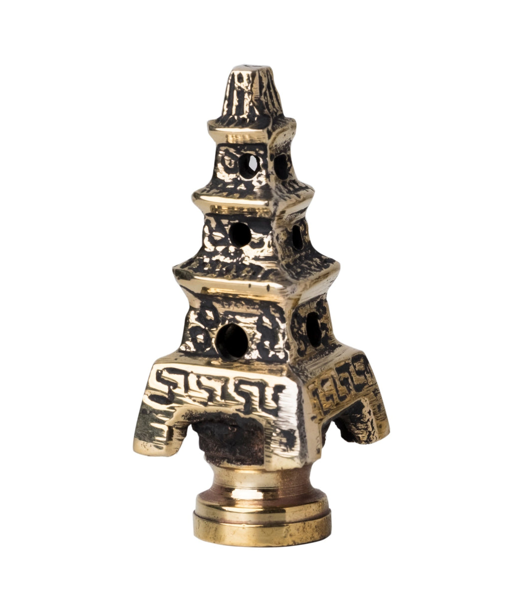 Pagoda Brass Lamp Finial – Style 2