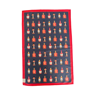 Bourbon Trail Double-Sided Art Tea Towel