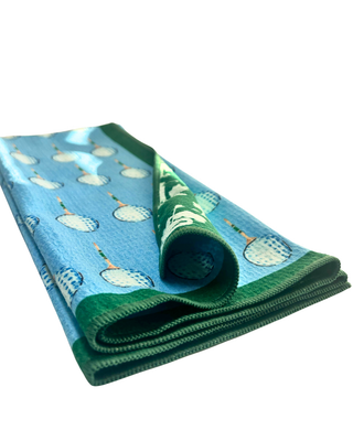 Tee Time Double-Sided Art Tea Towel